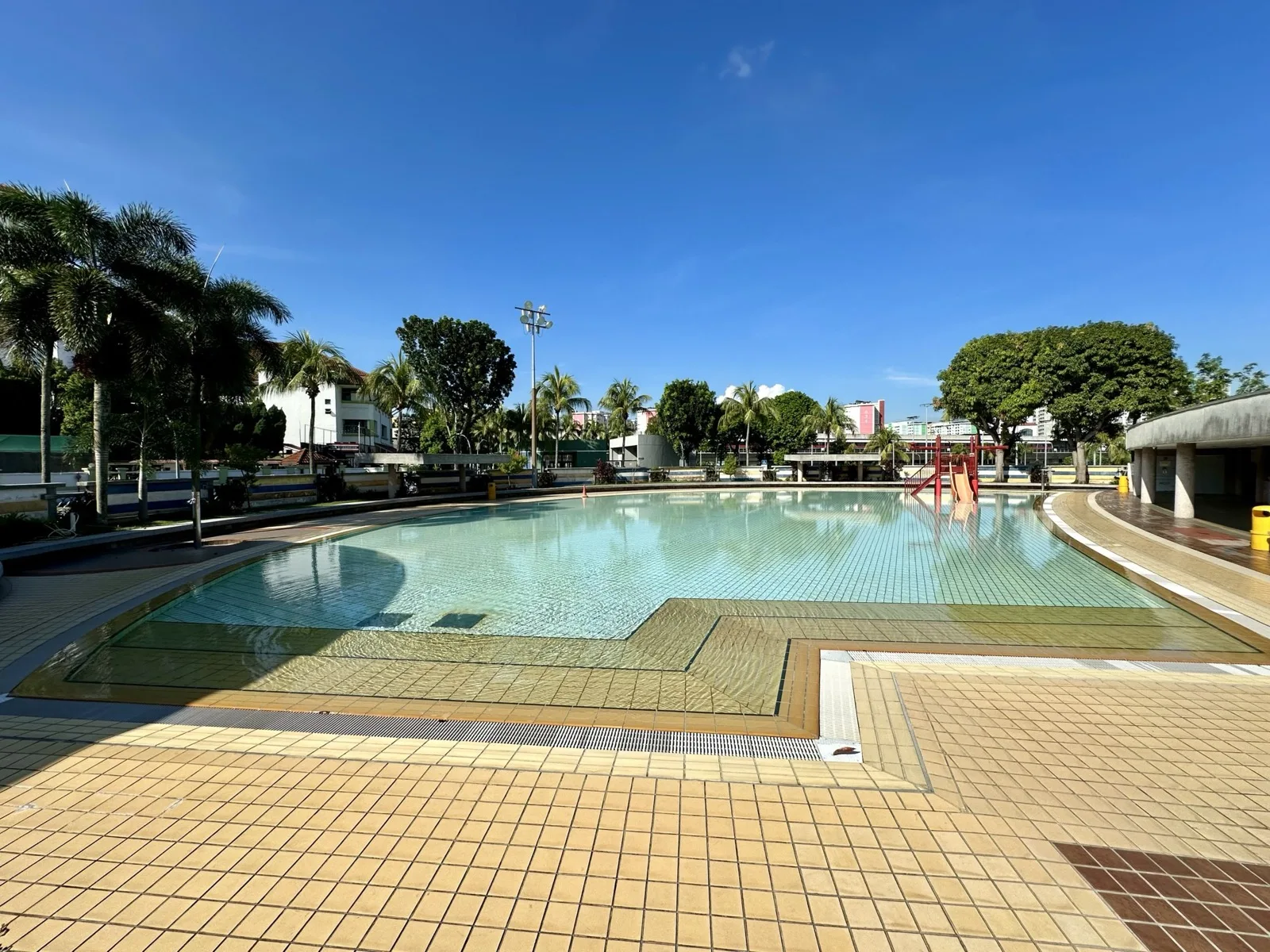 50-metre outdoor competition pool with 8 lanes at Yio Chu Kang Swimming Complex