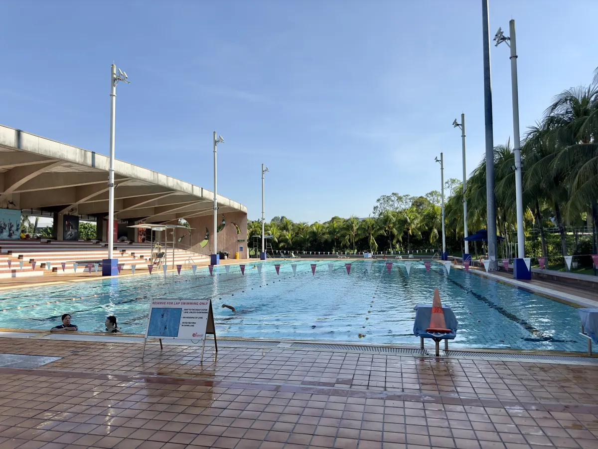 Teaching pool for swimming lessons at Yio Chu Kang Swimming Complex